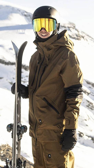 Ochelari de snowboard și schi Annox Flight Frameless RevoGold