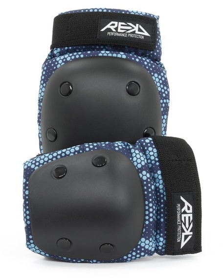 REKD YOUTH HEAVY DUTY DOUBLE PAD SET Protectors Blue M