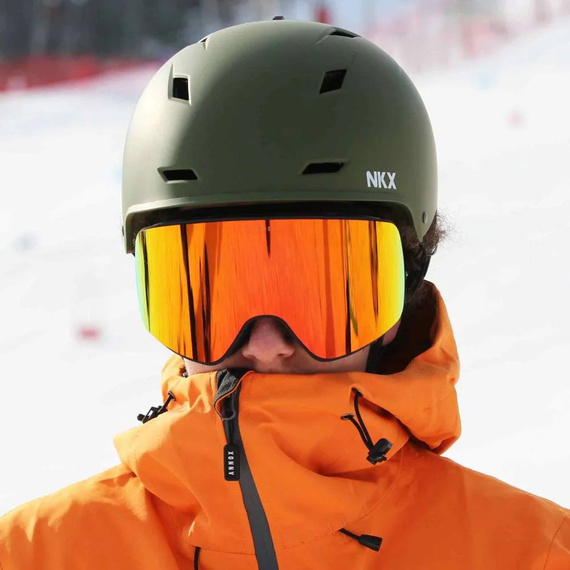 Cască de schi și snowboard NKX Nomad Snow Helmet Oliv