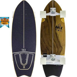 Surfskate Surfboard NKX Maverick negru 31 "
