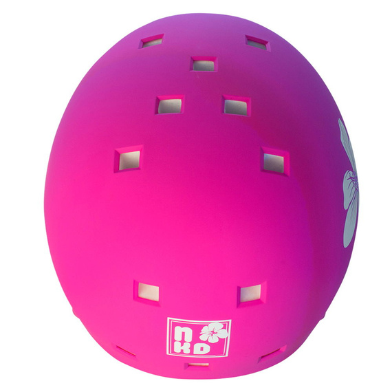 NKX Brain Saver Flower roz și alb Cască de skateboard