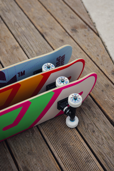 Complete Urban Sports Skateboard albastru schelet 7.25"
