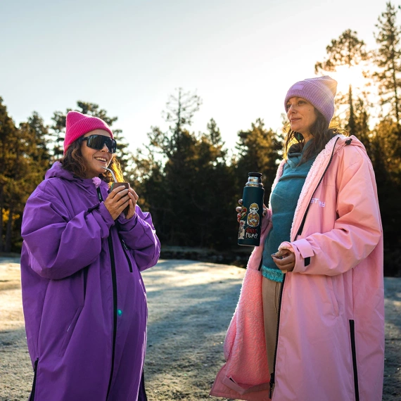 Poncho Poncho Jachetă Story Change Robe Albastru