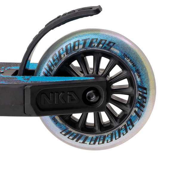 NKD Next Generation negru / albastru de înaltă performanță din aluminiu scuter ușor pentru călăreți tineri. 79,4 cm