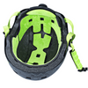 NKX Brain Saver BCG Cască de skateboarding negru și verde