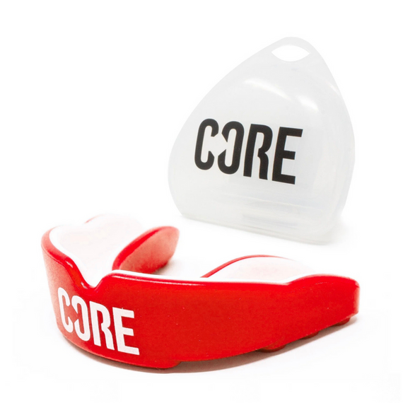 Apărător bucal CORE Protection Mouth Guard Gum Shield Roșu