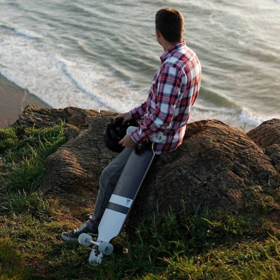 Longboard pentru începători NKX Canadiens negru 38.58"