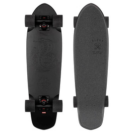Skateboard Cruiser GLOBE Blazer Black The F Out 66 cm