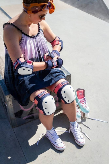 REKD Heavy Duty Triple Pad Set S Blue-Pink Protectori