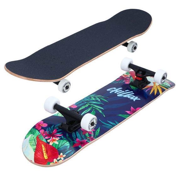Chillax Floral skateboard 7.75"