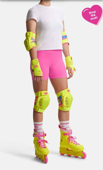 Impala Lightspeed Inline Skate Barbie galben strălucitor Patine cu rotile de agrement