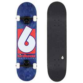 Birdhouse Complet Etapa 3 B Logo Skateboard Navy Red 7.75"