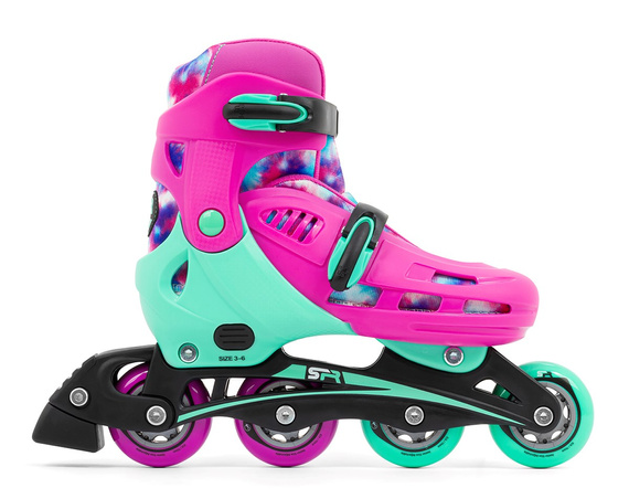 SFR Cyclone II Adjustable Inline Skates Tie-Dye patine cu rotile pentru copii