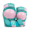 SFR Star Triple Pad Protector Set roz și verde