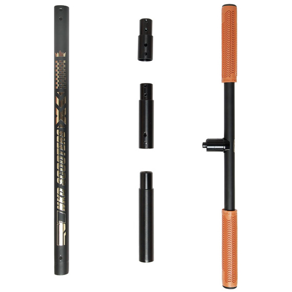 NKD PRO 7.5" Trambulină Scooter Negru-Auriu înălțime 60-90 cm