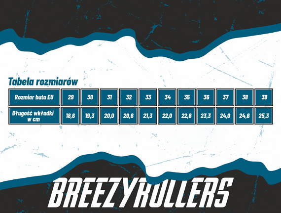 Pantofi Breezy Rollers Splash alb și albastru deschis