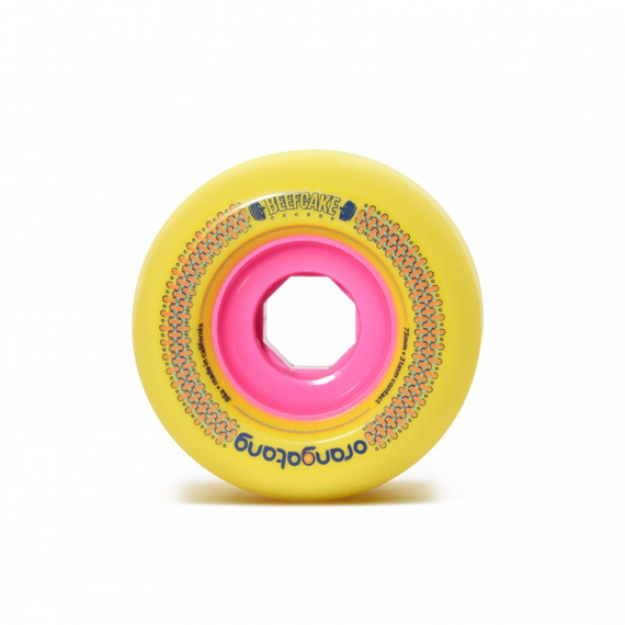 Orangatang Beefcake Longboard roți galben 73mm 86A
