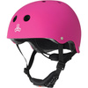 Cască pentru copii Triple Eight Lil 8 Dual Certified Helmet EPS Liner JR Pink Matte
