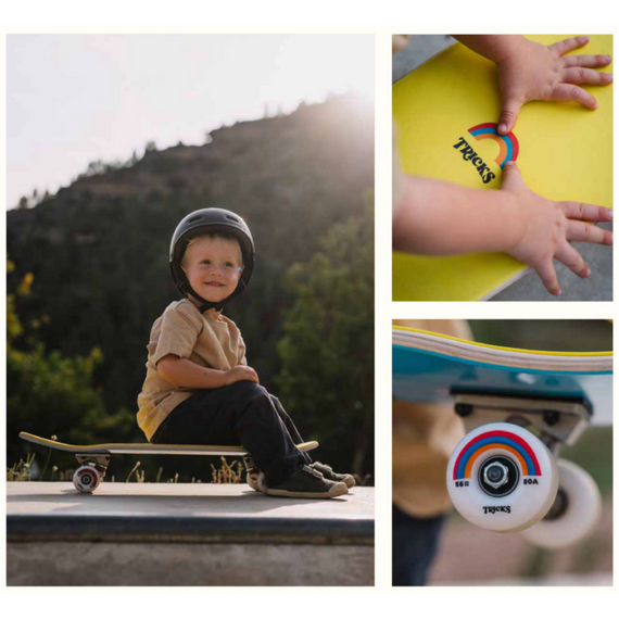 Skateboard pentru copii Tricks MINI Crocodile 7.87"