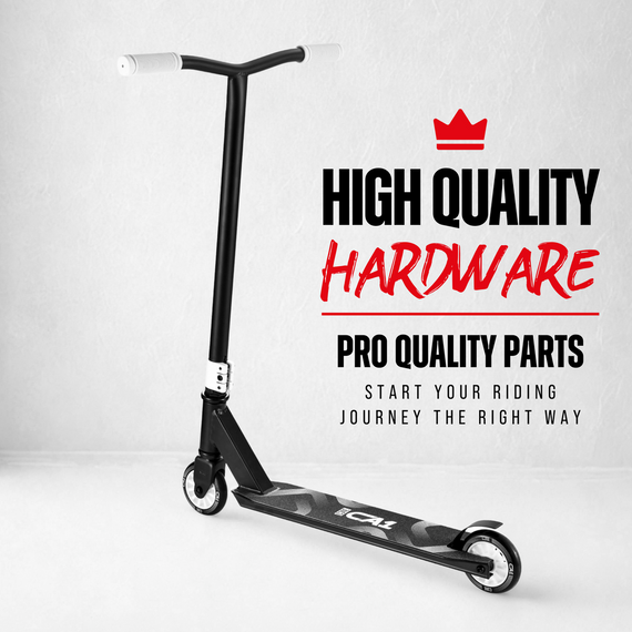 Trotinetă Freestyle CORE CA1 Complete Stunt Scooter Negru înălțime 81 cm