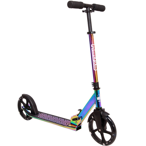 Scuter de transport cu roți mari Story Urban GO! LED Neochrome strălucitor