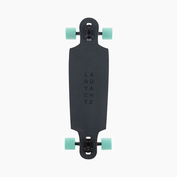Longboard LandYachtz Drop Cat 33" Seeker negru