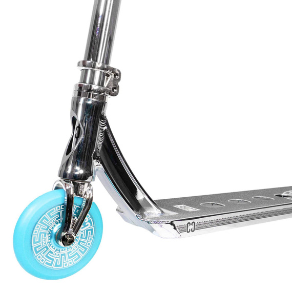 Trotinetă Freestyle CORE CL1 Complete Stunt Scooter Chrome Teal înălțime 85 cm