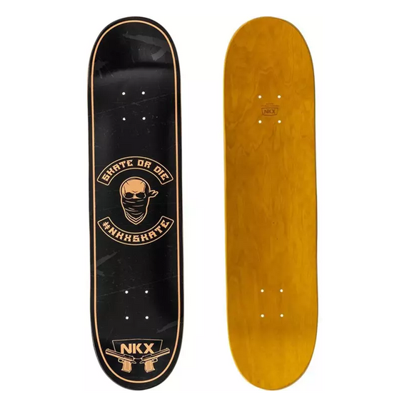 Deck top pentru skateboard-ul NKX Skate Or Die Death Gangster 7.75"