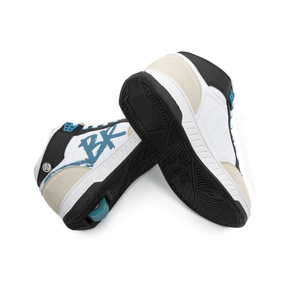 Pantofi Breezy Rollers Skater Alb și albastru deschis