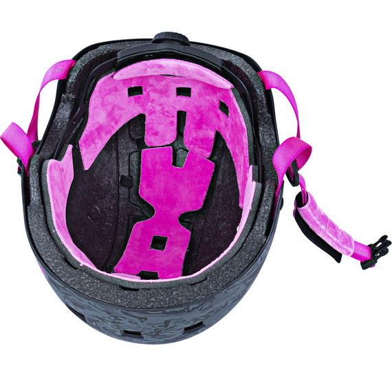 NKX Brain Saver BCP Cască de skateboarding negru și roz