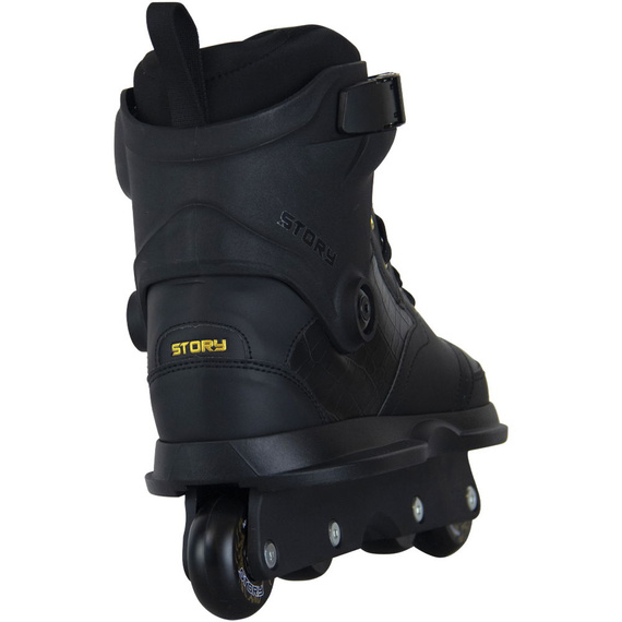 Story Aggressive Inline Skates Negru și auriu