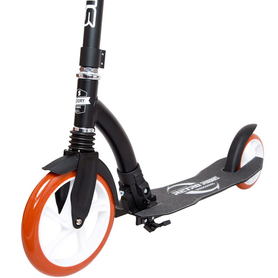 Scuter de transport urban cu suspensie frontală Story Retro Ride Black Vintage
