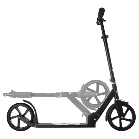 Scuter de transport cu roți mari Story Urban GO! Negru
