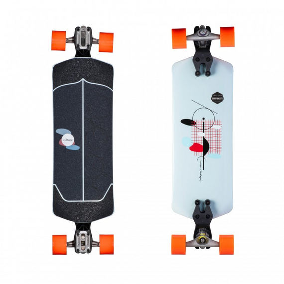 Placă Surfskate Tangentă încărcată Complet 35.75"