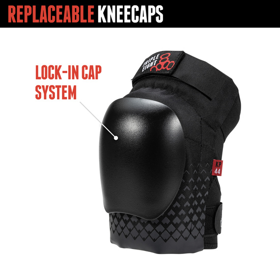 Triple Eight Kp 44 Genunchiere Negru