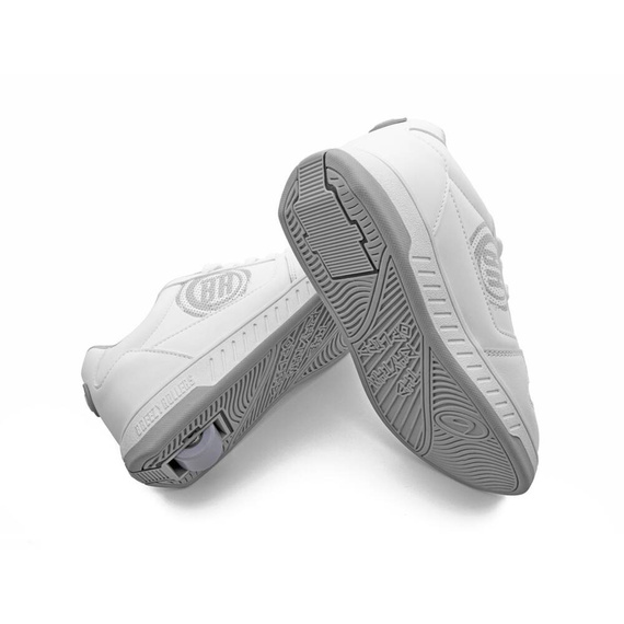 Pantofi Breezy Rollers Classic alb/argintiu