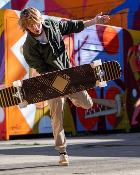 Longboard pentru dans NKX Vegas Gold 121 cm
