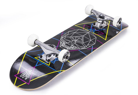 ENUFF GEO SKULL COMPLETE skateboard negru 8.0"