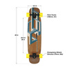 Longboard Loaded Basalt Tesseract Downhill Complet 39"
