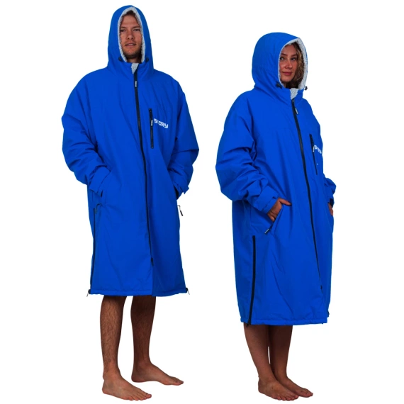 Poncho Poncho Jachetă Story Change Robe Albastru