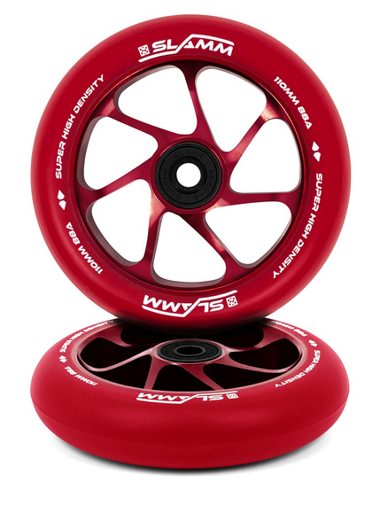 Roată pentru scuter Slamm Team Roșu 110 mm (1 buc).)