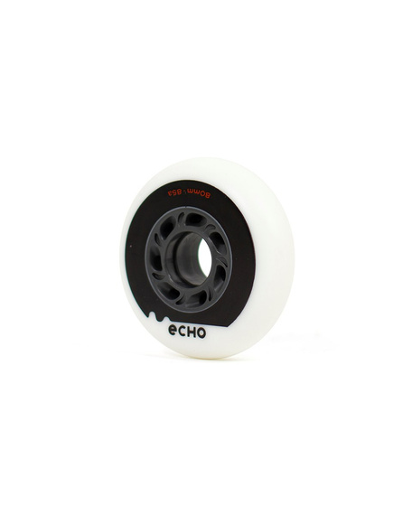 Echo Drift Wheels alb/gri 80 mm (4 buc) roți pentru role.)