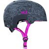 NKX Brain Saver BCP Cască de skateboarding negru și roz
