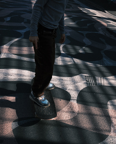 GLOBE Kids Softie Mid skateboard - Arțar închis/Concrete Dreams 8.25"