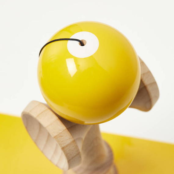 Kendama Krom POP LOL Galben