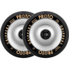 Proto Full Core Grippers Pro Scooter Wheels Silver 110 mm (2 buc).)