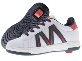 Pantofi Breezy Rollers Classic alb-verde-roșu