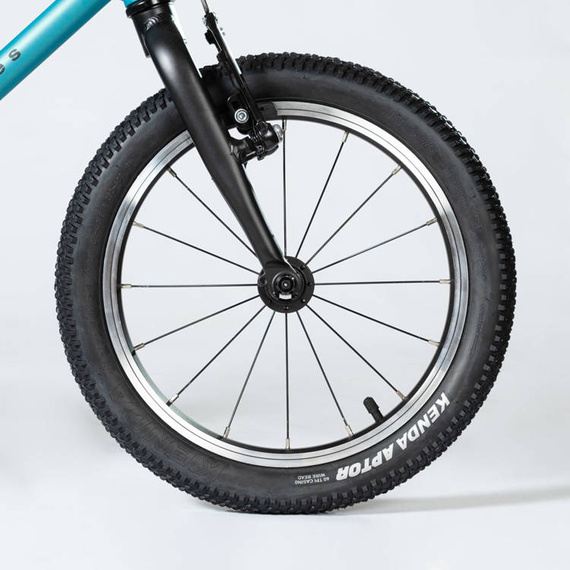 Superlekki rower dla dzieci KUbikes 16L Turkusowo-Czerwony