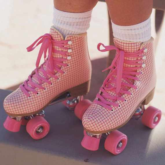 Impala Quad Skate Pink Tartan