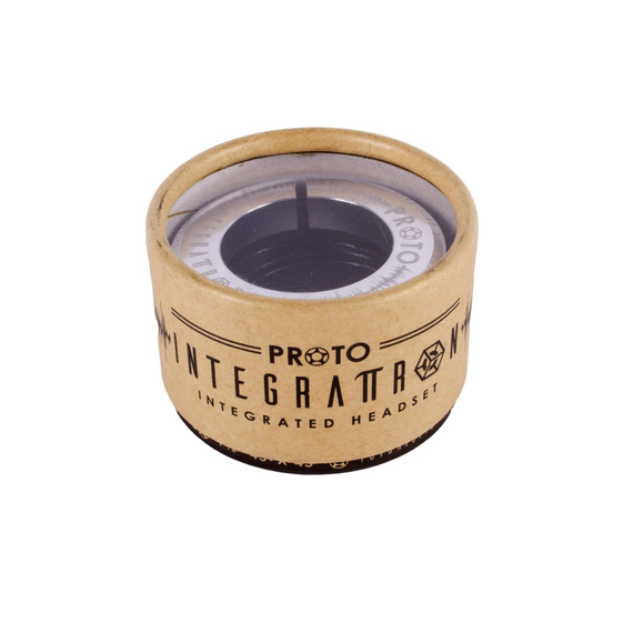 Proto Integrattron set cu cască pentru scuter argintiu 1 1/8"